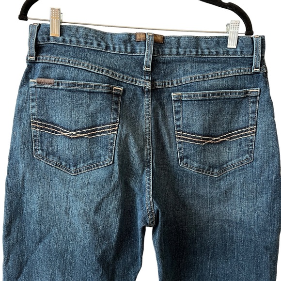 ARIAT LEGACY M4 RELAXED BOOTCUT JEAN MED WASH DENIM RODEO WESTERN BARN MEN 34X34 - Picture 6 of 12